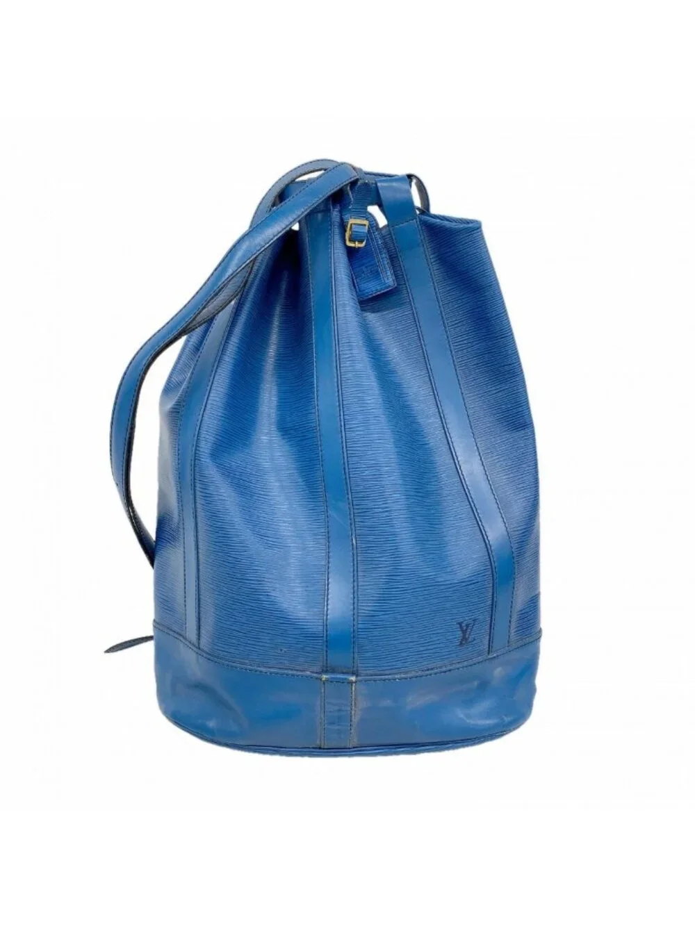 Louis Vuitton Shoulder Bag Epi Randonnee GM Toledo Blue